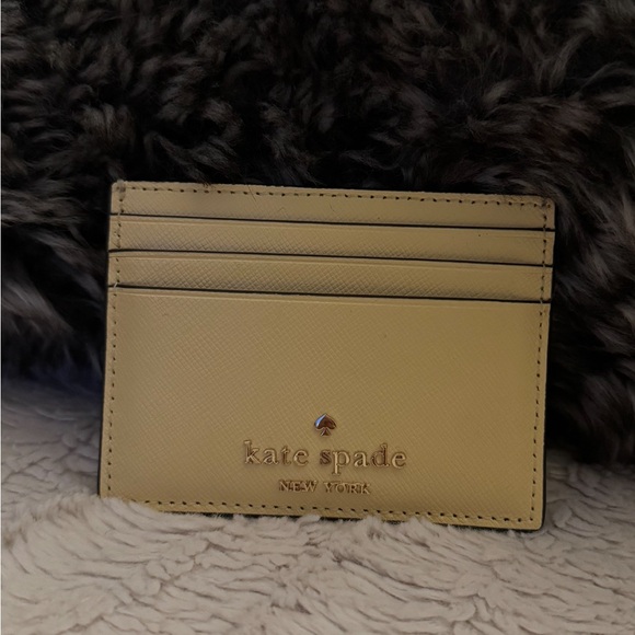 kate spade Accessories - Kate Spade Mustard Card Holder